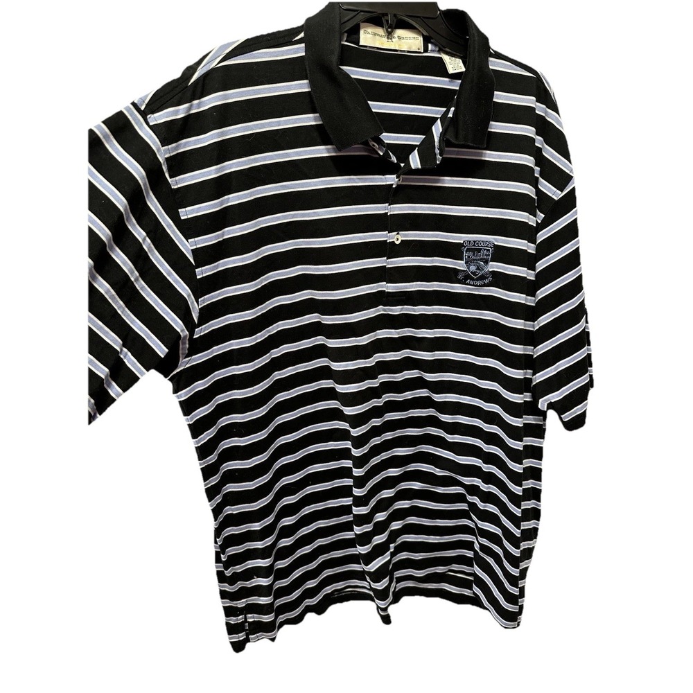 Fairway and Green Golf Polo Old Course  St. Andrew's Golf Course Emblem Size XL